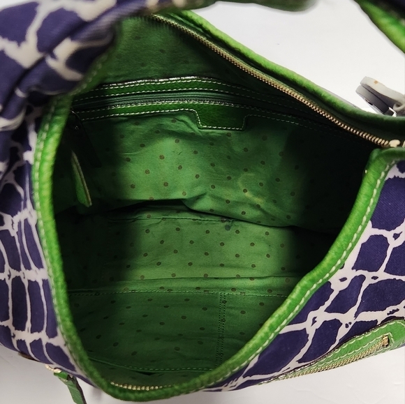 Kate Spade Canvas and Leather Trim Lobster Hobo Bag - Picture 11 of 12